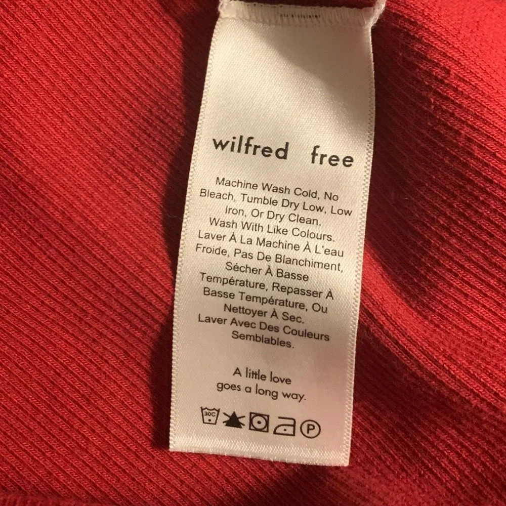 Wilfred  Ribbed Long Sleeve Dress